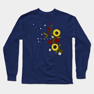 binch - Sunflower Roses & Daisies Long Sleeve T-Shirt